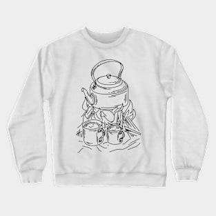 Coffe Time in Nature Crewneck Sweatshirt